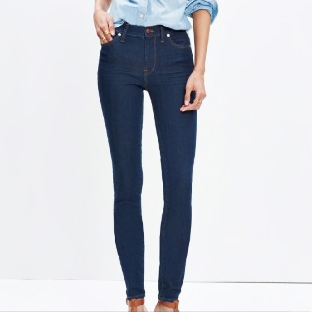 Madewell Dark Blue Skinny Jeans